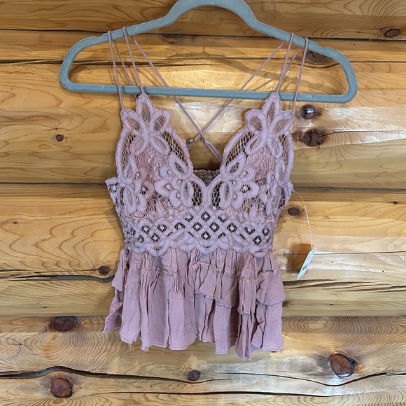 Free People NWT Adella Cami Size Small in Mauve - Picture 4 of 8